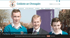 Desktop Screenshot of colaisteanchreagain.com